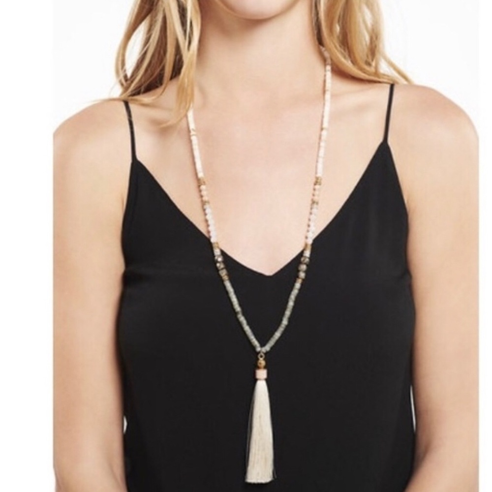 Stella & Dot Antonia Tassel Necklace